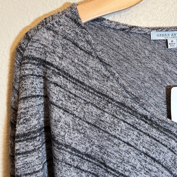 Green Envelope Gray Sweater - Picture 4 of 10